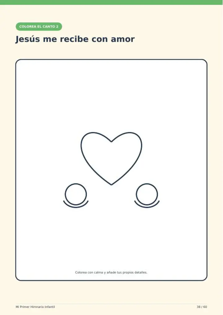 Segundo ejemplo de dibujo para colorear